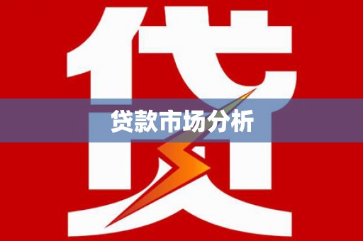 武城贷款市场分析