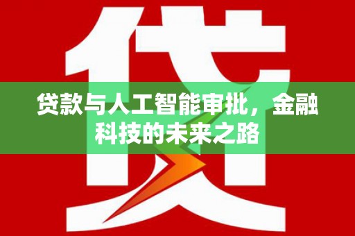 武城贷款与人工智能审批，金融科技的未来之路
