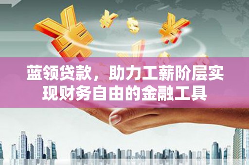 武城蓝领贷款，助力工薪阶层实现财务自由的金融工具