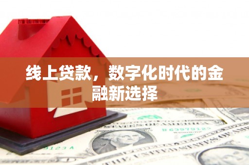 武城线上贷款，数字化时代的金融新选择