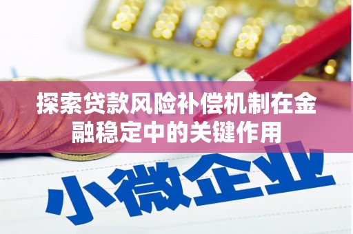 武城探索贷款风险补偿机制在金融稳定中的关键作用