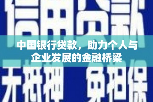 武城中国银行贷款，助力个人与企业发展的金融桥梁